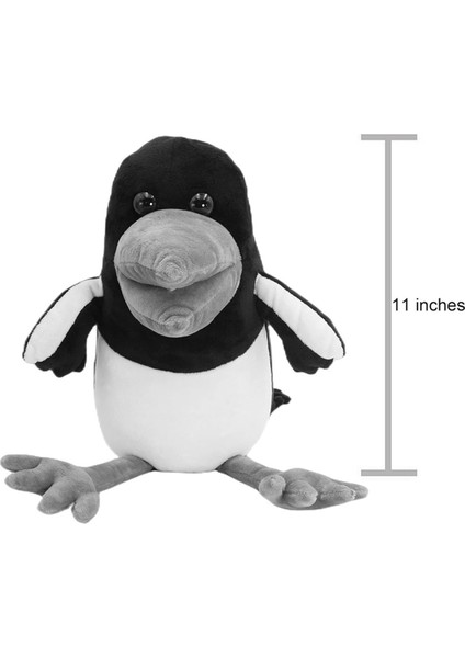 Steve ve Peluş Figür Oyuncak Karga Doldurulmuş Bebek 11 Inç (Yurt Dışından)