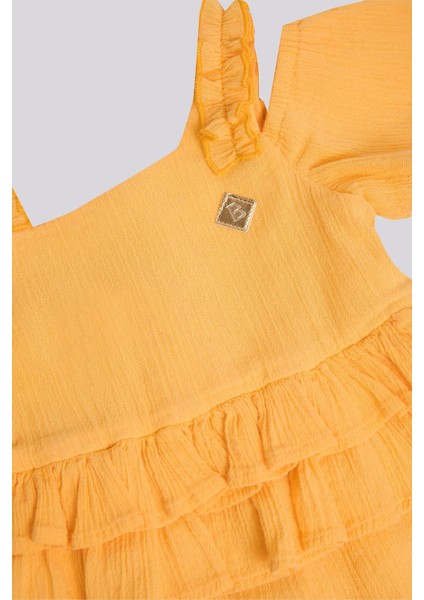 Bg Store Kız Bebek Oranj Tulum