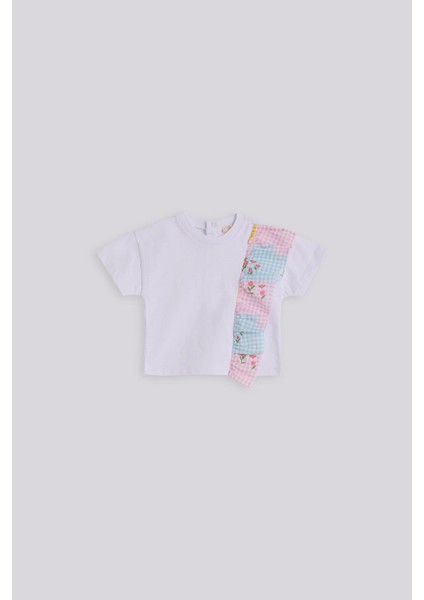 Bg Store Kız Bebek Beyaz Tshirt
