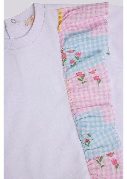 Bg Store Kız Bebek Beyaz Tshirt