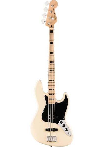 Squier Affinity Active Jazz Bass Akçaağaç Klavye Bpg Olympic White Bas Gitar