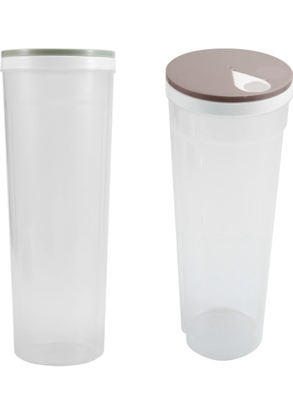 Kilitli Kapaklı Plastik Spagetti Kabı Erişte Makarna Saklama Kavanozu (Yurt Dışından) modelleri