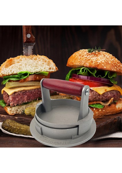 Burger Pres Patty Maker Yapışmaz Doldurulmuş Hamburger Köfte Kalıbı (Yurt Dışından)