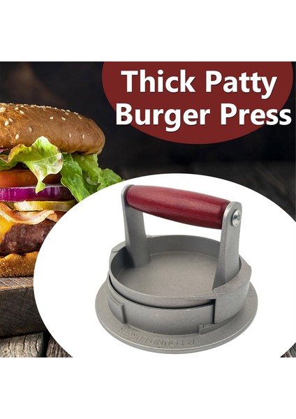 Burger Pres Patty Maker Yapışmaz Doldurulmuş Hamburger Köfte Kalıbı (Yurt Dışından)