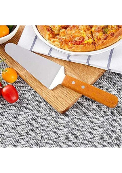 10 Adet Pasta Sunucusu Pasta Desteği Iletim Üçgen Kürek Spatula (Yurt Dışından)