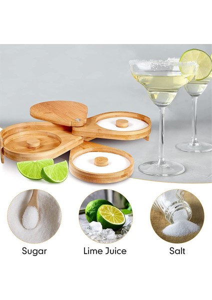 Margarita Tuz Odası Seti Bambu Cam Oda Barmen Aracı (Yurt Dışından) fırsatları