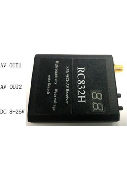 RC832H 5.8g 48CH Video Alıcısı 12V TS83258235828 Rc Uçak Için (Yurt Dışından)