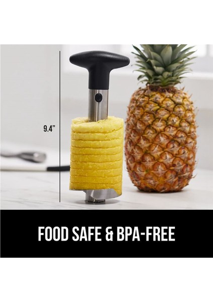 3 Adet Ananas Çekirdeği Çıkarıcı Kullanımı Kolay Bpa Içermeyen Soyucu Paslanmaya Dayanıklı (Yurt Dışından)