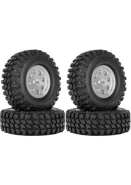 4 Adet 58MM 1.0 Beadlock Jant Lastiği 1/18 1/24 Rc Araba FCX24,2 (Yurt Dışından)