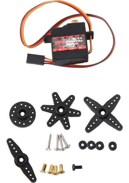 17G Dijital Servo Motor Rc Servo 116 118 124 Rc Araba Helikopteri Için (Yurt Dışından)