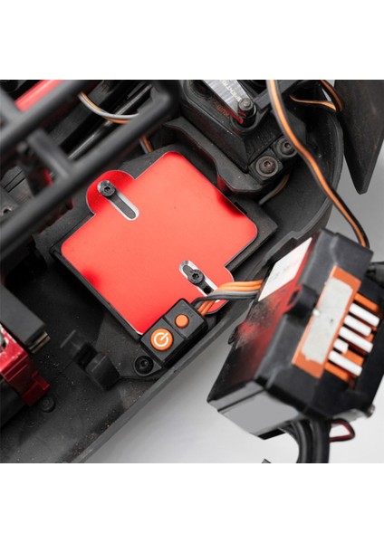 Traxxas 18 Arrma 17 18 Kamyon Parçaları Kırmızı Için Esc Montaj Plakası (Yurt Dışından) indirimleri