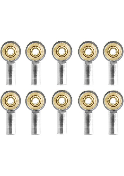 10 Adet Metal M2 Bağlantı Rot Ucu Rc Araba Tekne Yükseltme Parçaları, Gümüş (Yurt Dışından)