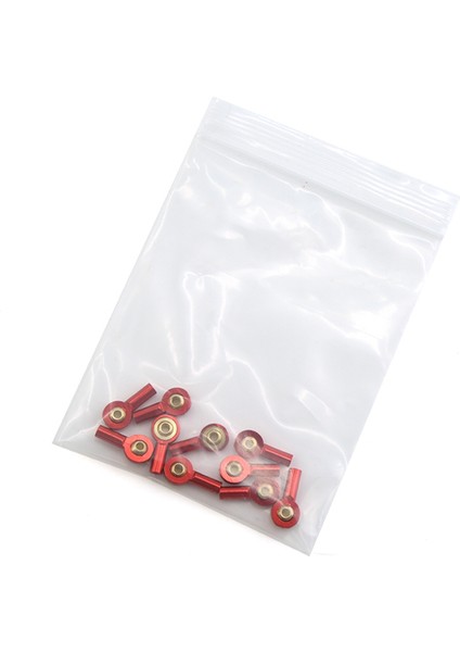 10 Adet Metal M2 Bağlantı Rot Ucu Rc Araba Tekne Yükseltme Parçaları, Gümüş (Yurt Dışından)