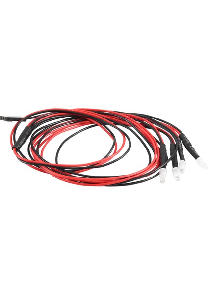 4 LED 3mm Rc LED Işık Kiti 110 Rc Araba Modeli Drift Araba Farı Için (Yurt Dışından)