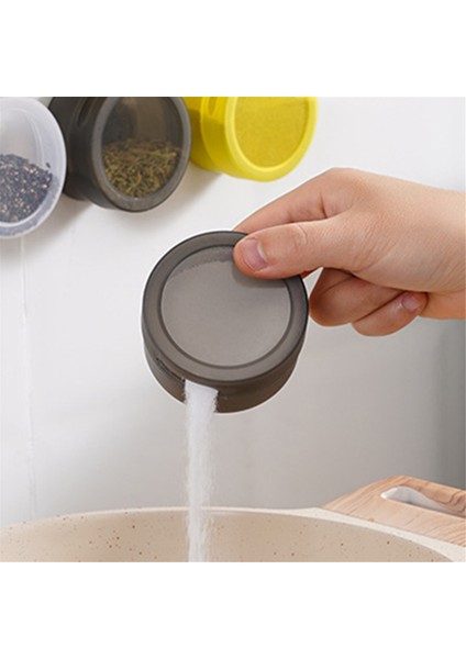 Manyetik Mıknatıs Için Manyetik Baharat Kutuları Şeffaf Sarı (Yurt Dışından)