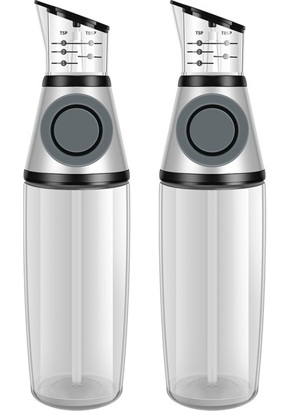 2 Adet Zeytinyağı Dispenser Şişesi Ölçüm Ölçekli (Yurt Dışından)