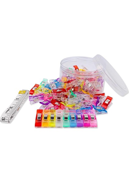 Premium Plastik Klipsler 100 Paket Yorgan ve El Sanatları Için Dikiş Klipsleri (Yurt Dışından) fırsatları