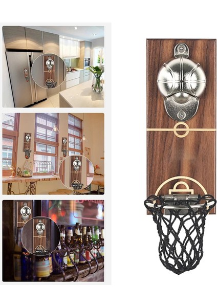 Basketbol Şişe Açacağı Duvara Monte Konserve Açacağı Bira Şişe Açacağı (Yurt Dışından)