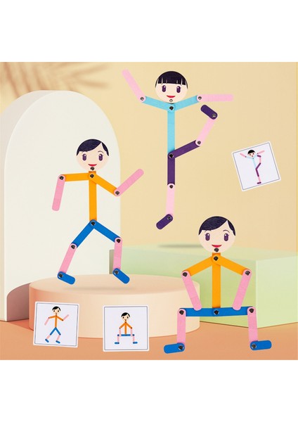 Spor Ahşap Adam Malzeme Dıy Bulmaca Oyuncaklar Eğitici Oyun Çocuğu (Yurt Dışından) fiyatları