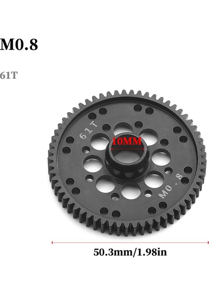 Arrma 110 Gorgon Monster Truck 2WD Rc Araba Parçası Için 32P 61T Ana Dişli (Yurt Dışından)