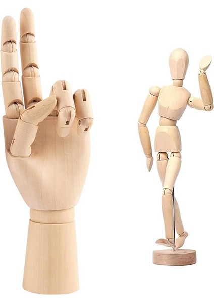 Sanatçılar Ahşap Çizim Figürü Manken Insanlar Bebek Figürü Manken (Yurt Dışından)