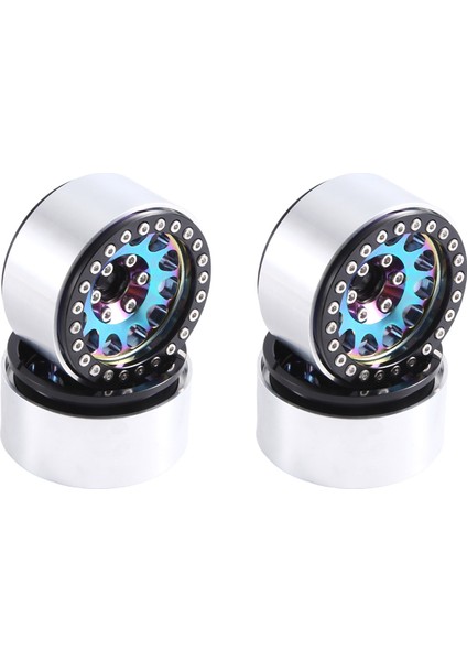 110 Axıal SCX10 D90 Rc Tırmanıcı Için 4 Adet 1.9 Inç Jant Stil 1 (Yurt Dışından)
