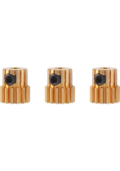 3 Adet 3.175MM Şaft Pirinç Pinyon Motor Dişlisi M0.6 110 18 Rc 14T (Yurt Dışından)