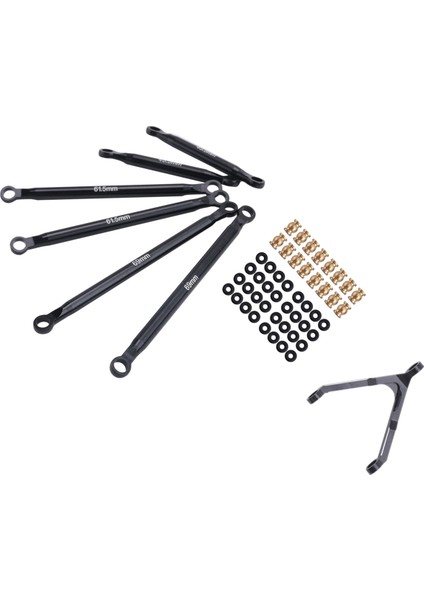 Cnc Alüminyum Direksiyon Bağlantı Çubuğu Seti Bağlantı Kiti Eksenel SCX24 Jeep Için (Yurt Dışından)