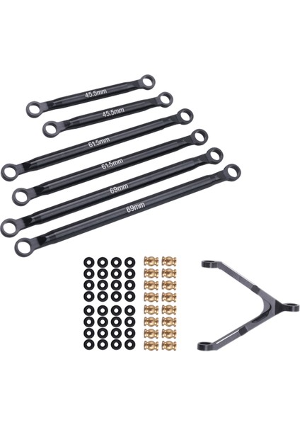 Cnc Alüminyum Direksiyon Bağlantı Çubuğu Seti Bağlantı Kiti Eksenel SCX24 Jeep Için (Yurt Dışından)
