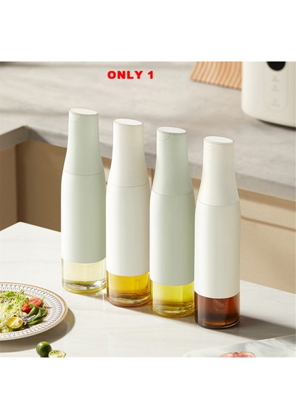 Cam Yağ Şişesi Otomatik Anahtar Zeytinyağı Sos Kabı Beyaz (Yurt Dışından) fiyatları