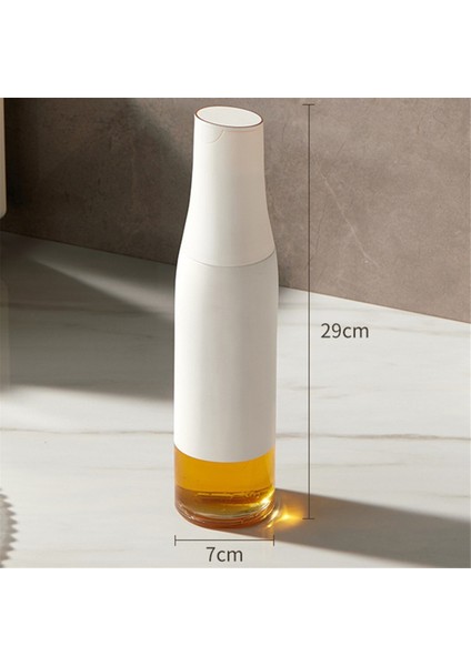 Cam Yağ Şişesi Otomatik Anahtar Zeytinyağı Sos Kabı Beyaz (Yurt Dışından) modelleri