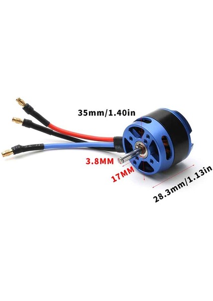3530 Fırçasız Motor 1100KV Kiti Rc Uçak Sabit Kanatlı Planör Için (Yurt Dışından)