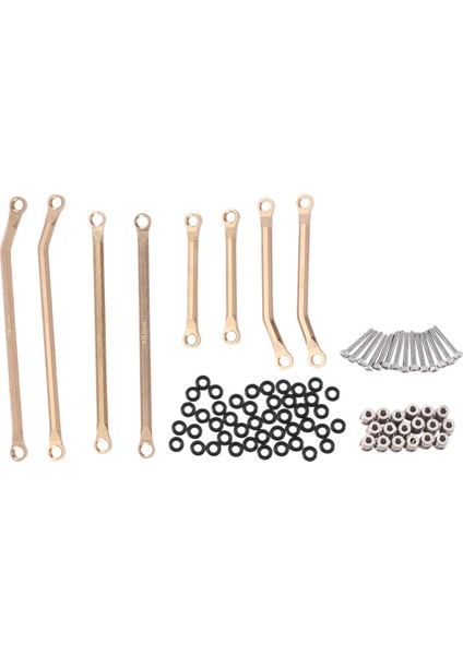 8 Adet Pirinç Yüksek Boşluk Bağlantıları 4 Bağlantı Seti Axial SCX24 Gladiator Için (Yurt Dışından) fiyatları
