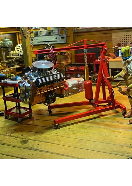 Rc Araba 18 110 Simülasyon Garaj Dekorasyonu Kırmızı (Yurt Dışından)