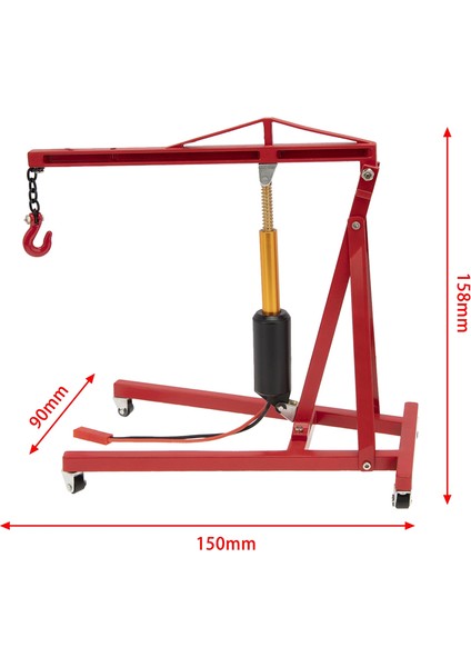 Rc Araba 18 110 Simülasyon Garaj Dekorasyonu Kırmızı (Yurt Dışından)