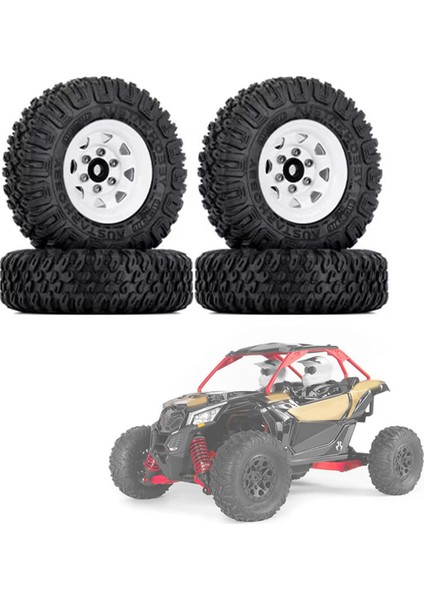 Jantlar Lastikler Seti 110 Rc Paletli Araba Axial Yeti Jr Tamiyaa (Yurt Dışından)