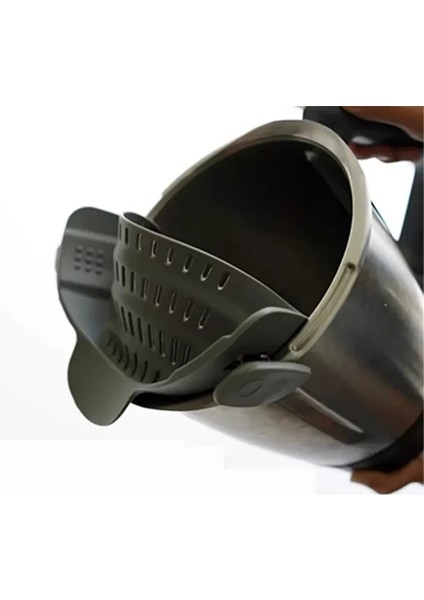 Thermomix Tm5 Için Silikon Süzgeç Klipsi Tava Drenaj Rafı Kase Huni (Yurt Dışından) modelleri