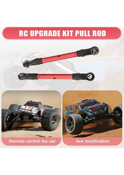 SLASHHOSSRUSTLERSTAMPEDE4X4 HUANQI727 Kırmızı Için Direksiyon Çubuğu (Yurt Dışından)