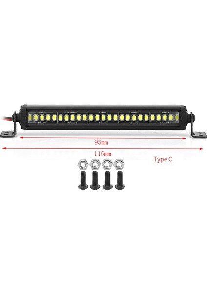 Rc Araba Tavan Lambası 24 36 Lamba Çubuğu 110 Rc Paletli Eksenel SCX10 C (Yurt Dışından)