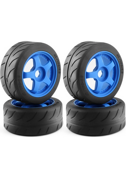 4 Adet 5-Kollu 100X42MM Lastik Lastik 17MM Tekerlek Altıgen Arrma 1/7,3 (Yurt Dışından)
