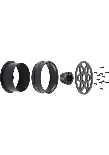 4 Adet Karbon Fiber 1.9 Inç Beadlock Jant Jant Göbeği C (Yurt Dışından)