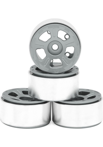 1/24 1/18 Rc Paletli Araba Geniş 5 Kollu Gri Metal Jantlar (Yurt Dışından)