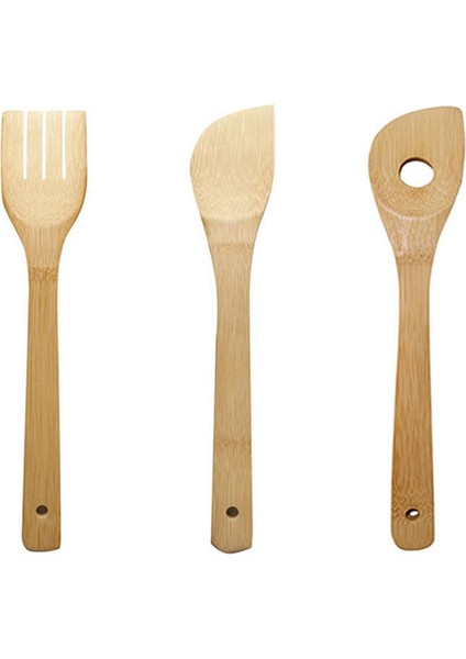 8'li Kiraz Ağacı Spatula ve Pişirme Seti-Yardımcı Seti %100 Fsc®'den Üretilmiştir (Yurt Dışından)