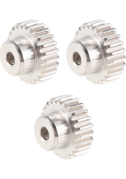 3 Adet 3.175MM Şaft Metal Pinyon Motor Dişlisi, 24T (Yurt Dışından)