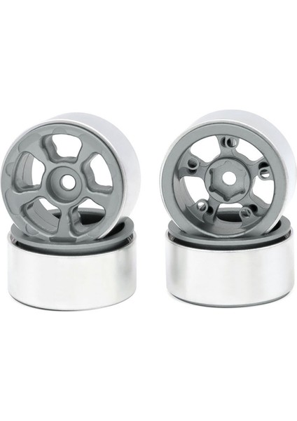 Metal Jantlar 1/24 1/18 Rc Paletli Araba Dar 5-Kollu Gri (Yurt Dışından)