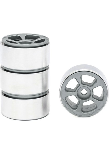 Metal Jantlar 1/24 1/18 Rc Paletli Araba Dar 5-Kollu Gri (Yurt Dışından)