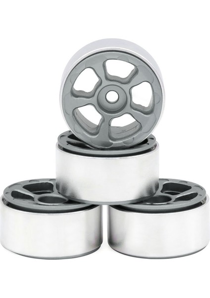 Metal Jantlar 1/24 1/18 Rc Paletli Araba Dar 5-Kollu Gri (Yurt Dışından)