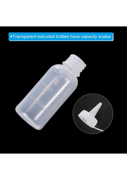 4 Adet 30ML Iğne Ucu Sıkma Şişesi Küçük Sıkma Şişeleri (Yurt Dışından)
