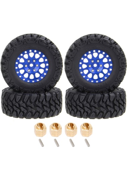 4 Adet 62X24MM 1.2 In Jant 118 124 Rc Araba TRX4M Eksenel SCX24 AX242 (Yurt Dışından)
