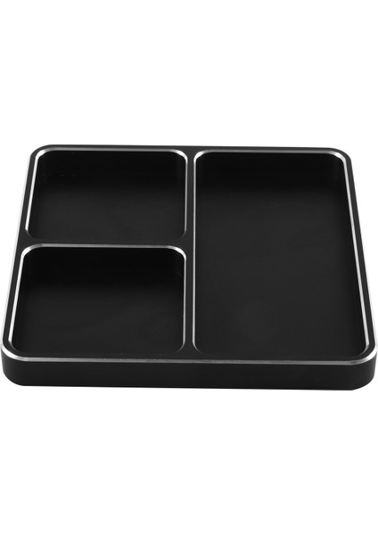 100X100MM Metal Vidalar Tepsi Vidaları Tutucu Plaka Siyah+Gümüş Kenar (Yurt Dışından)
